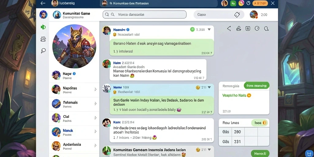 Tampilan awal game dengan karakter menarik.