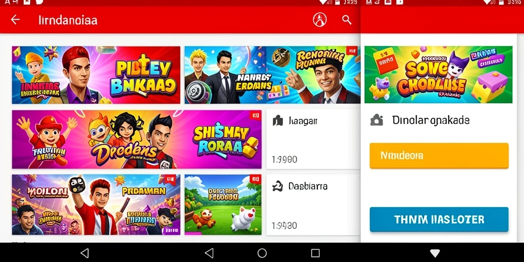 Screenshot aplikasi BADAI777 menunjukkan antarmuka pengguna yang menarik.