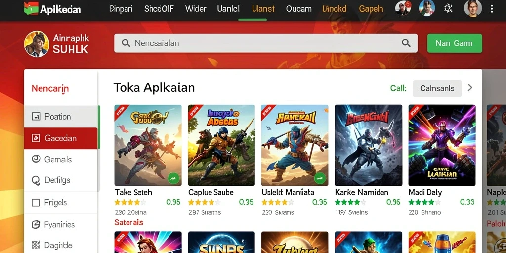 Tampilan antarmuka yang menarik dan mudah digunakan.