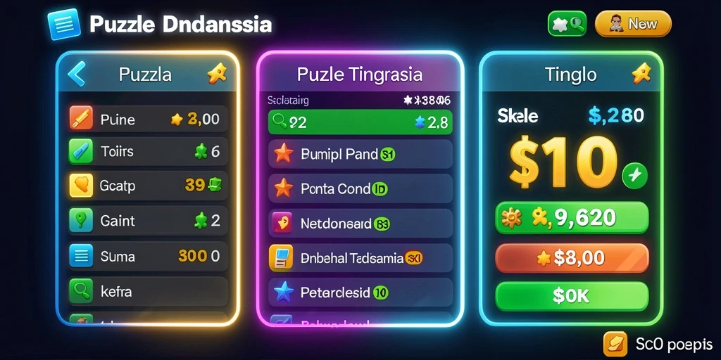 Tangkapan layar menunjukkan dunia yang indah dan penuh warna.