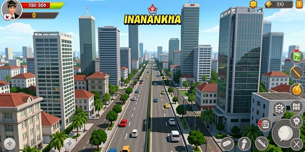 Tampilan antarmuka permainan yang menarik.