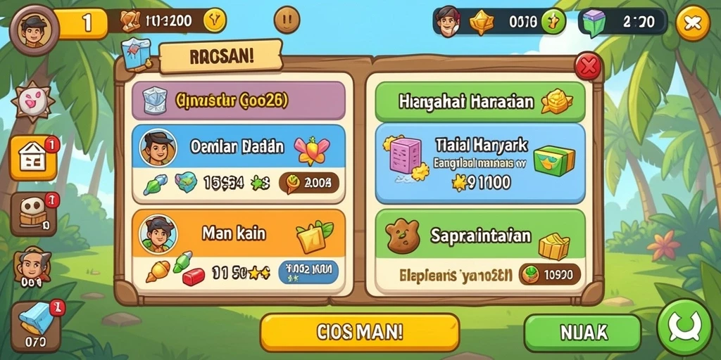 Tampilan antarmuka MEGA188 yang modern dan menarik.