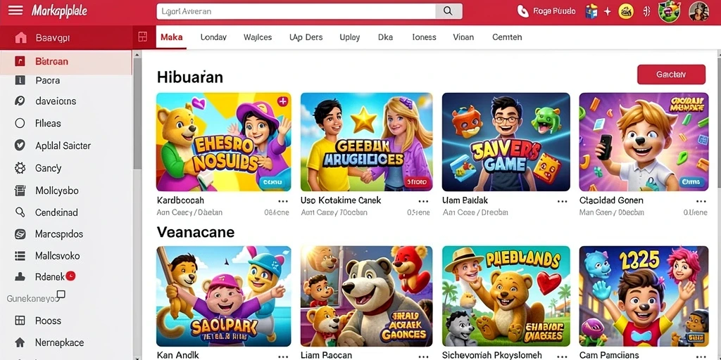 Tampilan antarmuka yang menarik dan modern.