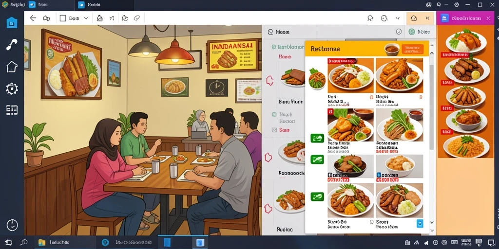 Tampilan antarmuka yang intuitif dan mudah digunakan.