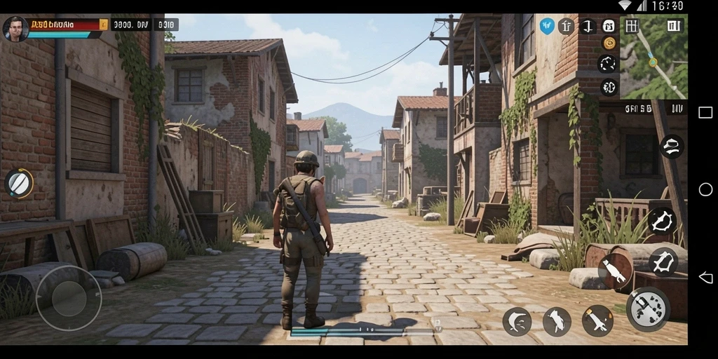Screenshot pertama menunjukkan gameplay yang menarik.